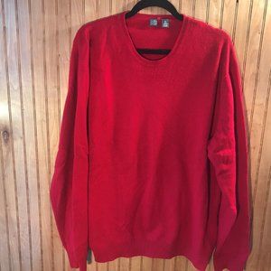 Saks Fifth Avenue Men's Red Cashmere Sweater